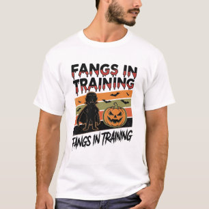 Fangs in Training Funny Vampire Halloween Shirt