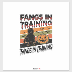 Fangs in Training Funny Vampire Halloween Shirt