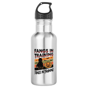 Fangs in Training Funny Vampire Halloween Shirt 532 Ml Water Bottle