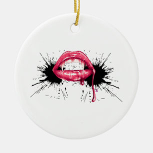 Fangs Splash  Ceramic Tree Decoration