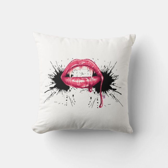 Fangs Splash  Cushion (Front)