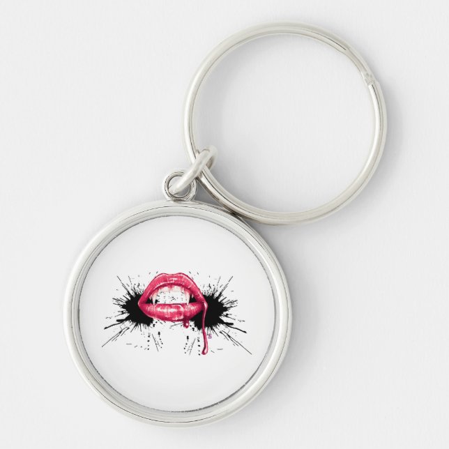 Fangs Splash  Key Ring (Front)
