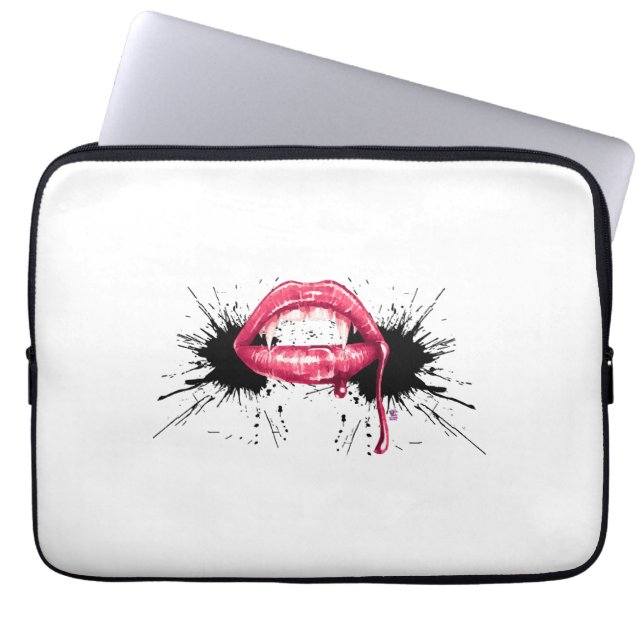 Fangs Splash  Laptop Sleeve (Front)