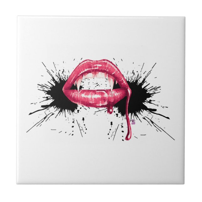Fangs Splash  Tile (Front)