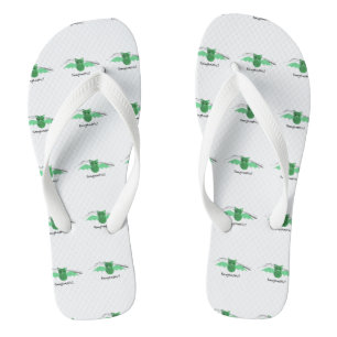 Fangtastic Green Bat Jandals
