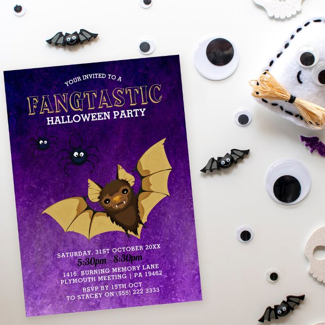 Fangtastic Halloween Party Invitation (Creator Uploaded)