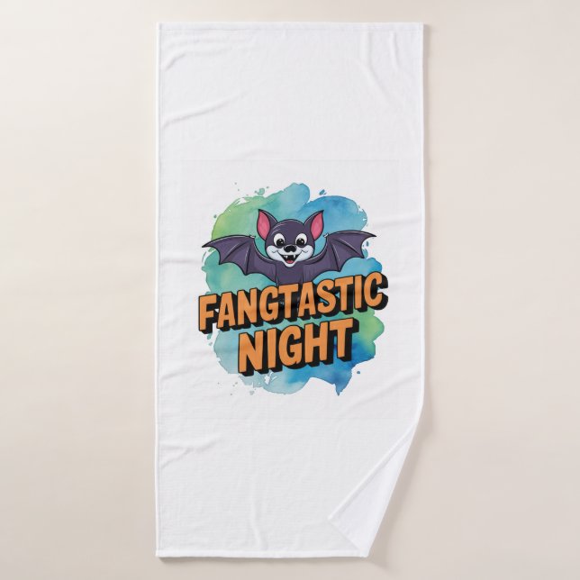 Fangtastic Night Bath Towel (Bath Towel)