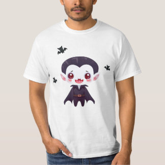 Fangtastically Cute Halloween Vampire T-Shirt