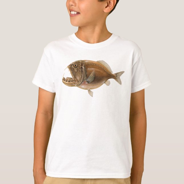Fangtooth deep sea fish t-shirt (Front)