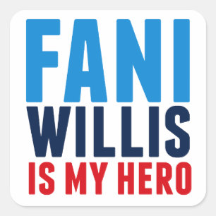 Fani Willis is My Hero Square Sticker