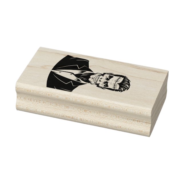 Fankenstein Monster In Suite Rubber Stamp (Stamp)