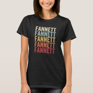 Fannett Pennsylvania Fannett PA Retro Vintage Text T-Shirt
