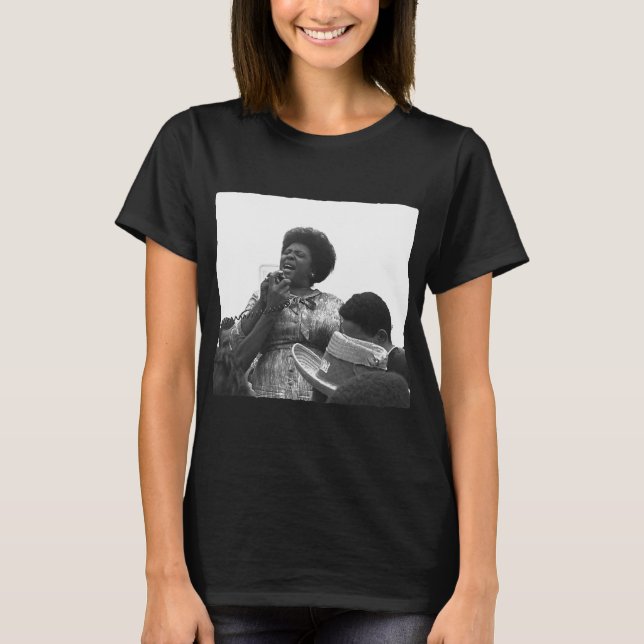 Fannie-Lou-Hamer African  Civil Rights Activist  T-Shirt (Front)