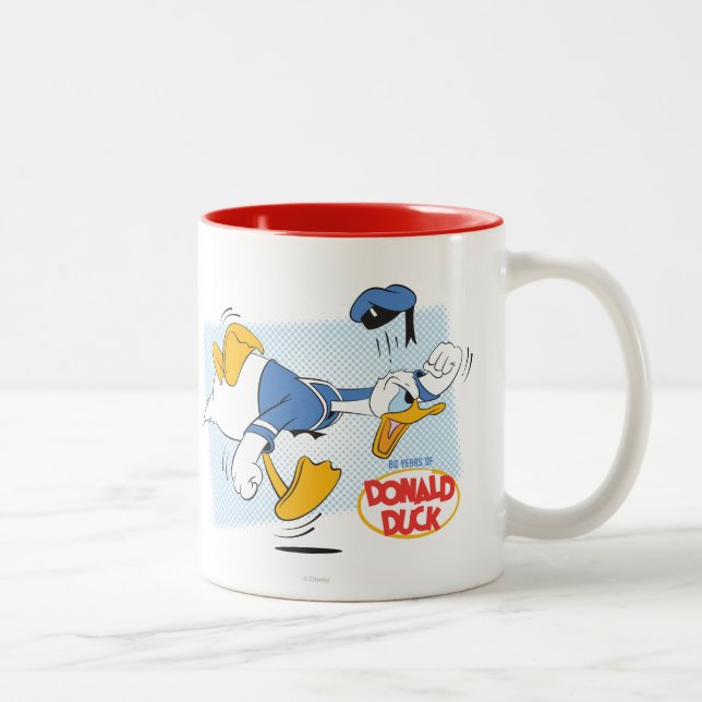 Fanniversary Donald Duck Two-Tone Coffee Mug (Right)
