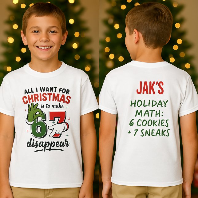 Fanny Christmas Boys T-Shirt - Trend 6•7  (Creator Uploaded)