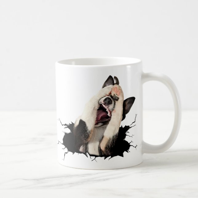 Fanny dog face  coffee mug (Right)