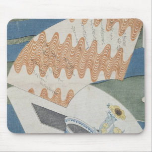 Fans floating on a stream mouse pad