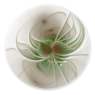 fansy fractal flower ceramic knob