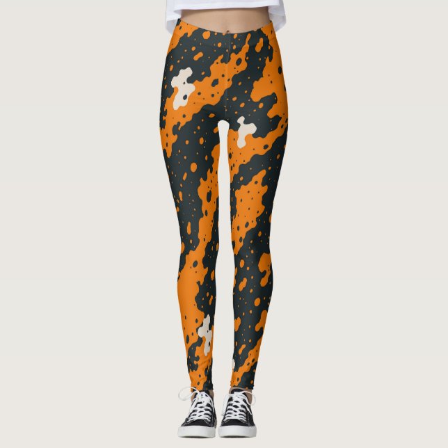 fanta black  leggings (Front)