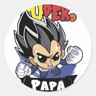 fantacîa del hêroe de mi childhood classic round sticker