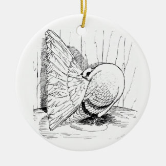 Fantail 1978 Saddle Ceramic Tree Decoration