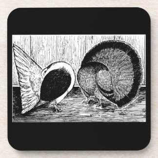 Fantail Pair Coaster