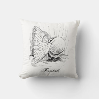 Fantail Pigeon 1978 Saddle Cushion