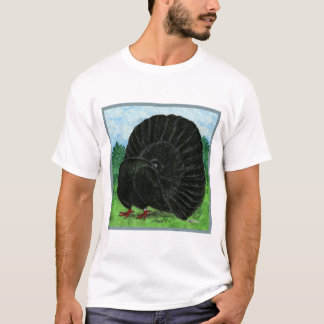 Fantail Pigeon Black T-Shirt