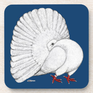 Fantail: White Coaster