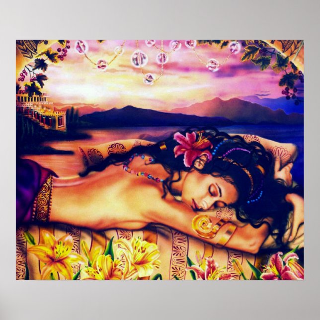 Fantasia (Ariadne) by Lisa Iris Poster (Front)