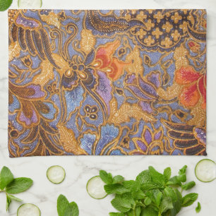 Fantasia Batik Tea Towel