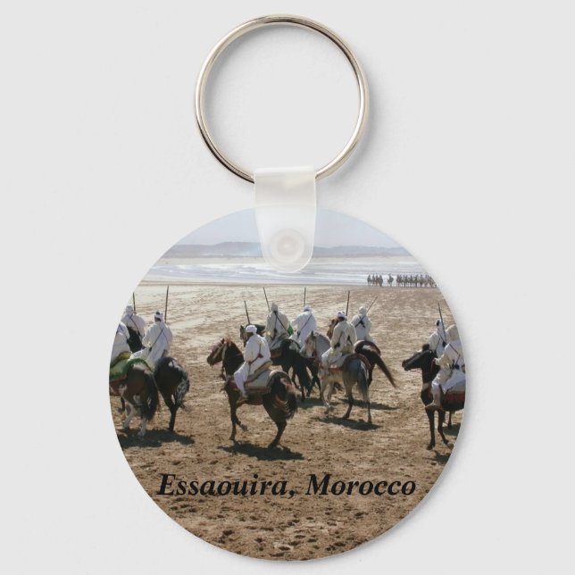 Fantasia, Essaouira, Morocco Key Ring (Front)