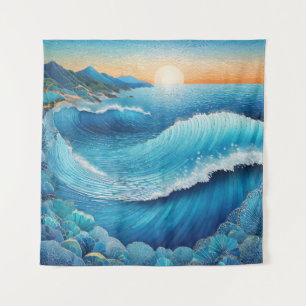 Fantasia Waters Seascape Tapestry