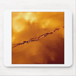 Fantasia Wire in Orange Mouse Pad