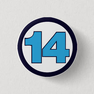 Fantastic 14 3 cm round badge