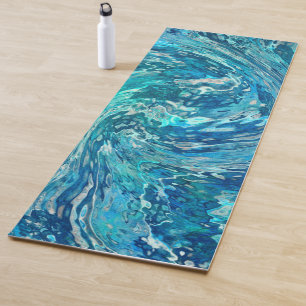 Fantastic Abstract Wave Yoga Mat