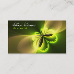 fantastic abstraction business card design