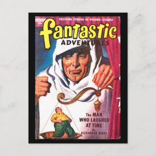 Fantastic Adventures v11 n08 (Aug 1949)_Pulp Art Postcard