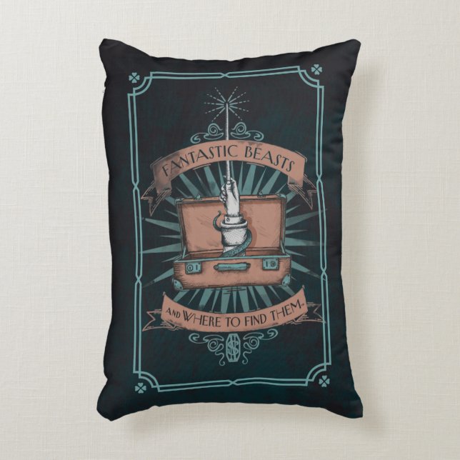 FANTASTIC BEASTS AND WHERE TO FIND THEM™ Briefcase Decorative Cushion (Front(Vertical))