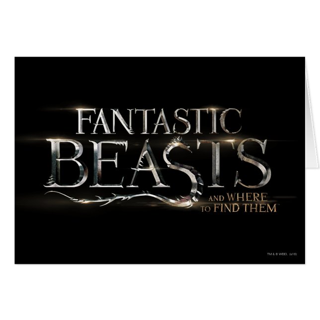 FANTASTIC BEASTS AND WHERE TO FIND THEM™ Logo (Front Horizontal)