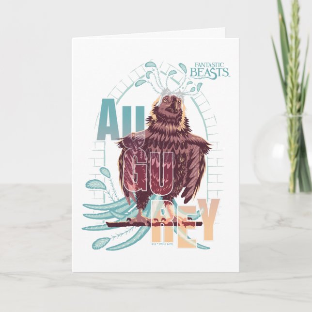 Fantastic Beasts Augurey Card (Front)