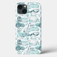 Fantastic Beasts Blue Pattern