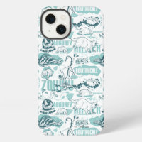Fantastic Beasts Blue Pattern