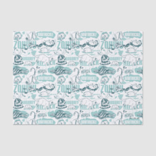 Fantastic Beasts Blue Pattern Tissue Paper