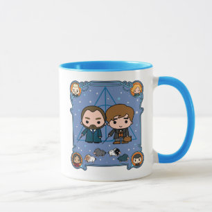 Fantastic Beasts Dumbledore & Newt Cartoon Mug
