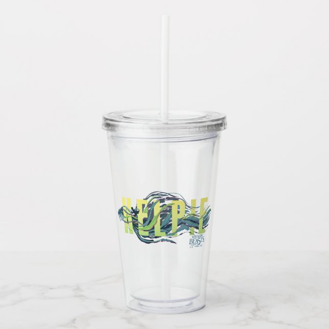 Fantastic Beasts Kelpie Acrylic Tumbler (Front)