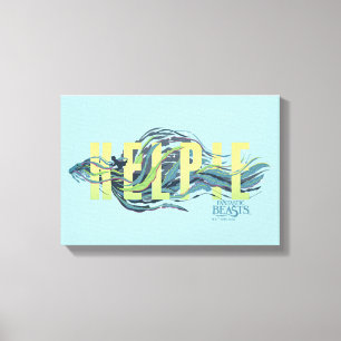 Fantastic Beasts Kelpie Canvas Print