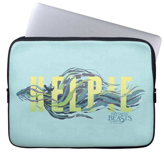 Fantastic Beasts Kelpie Laptop Sleeve (Front)