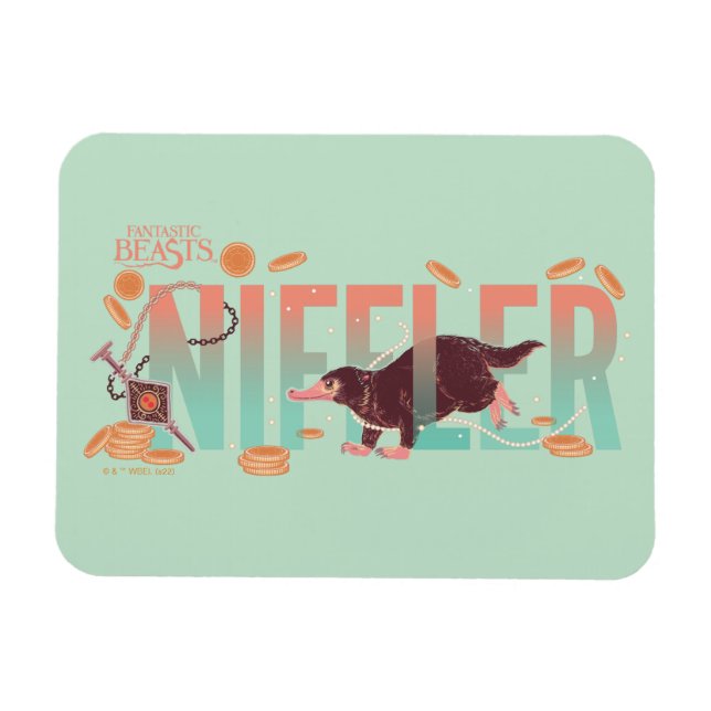 Fantastic Beasts Niffler Magnet (Horizontal)