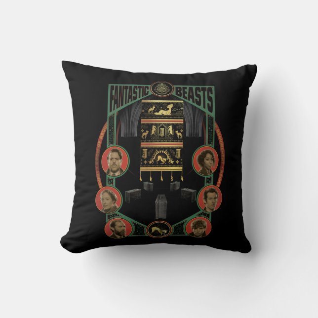 Fantastic Beasts Room of Requirement Graphic Cushion (Front)